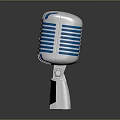 Microphone Amplifier Capacitor Microphone High-end Microphone Wheat Desktop Microphone Broadcasting Microphone 3d model