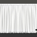 Modern Italian Gauze Curtain Gauze Curtain 3d model