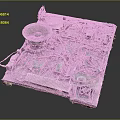 Modern Computer Motherboard Computer Motherboard High-end Motherboard 3d model