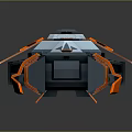 Modern Spaceship Spacecraft 3d model