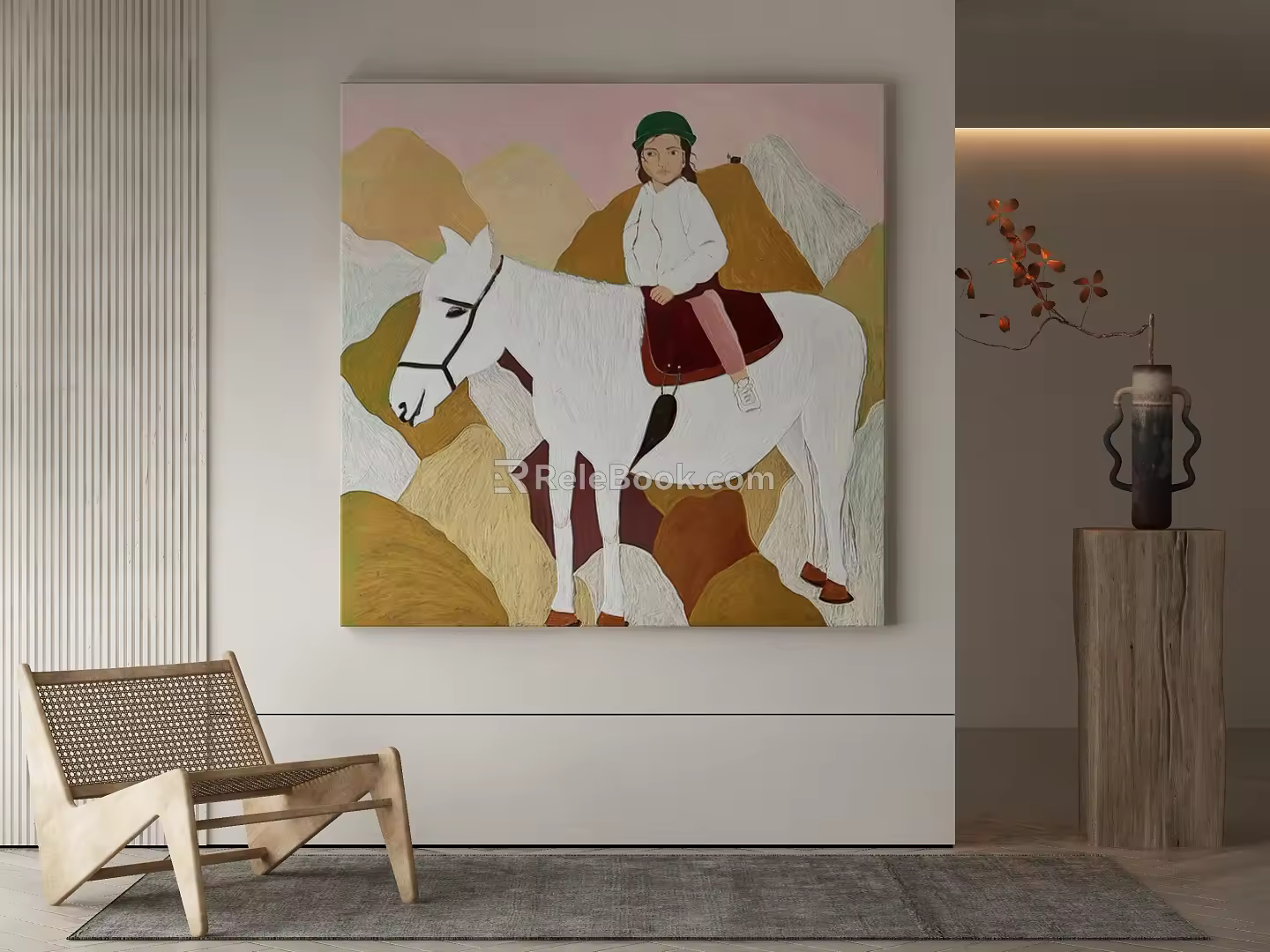 modern decorative painting 3d model