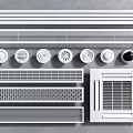 Air Conditioner Vents Various Designs Including Grille Circular Linear And Square Styles For Home Ventilation