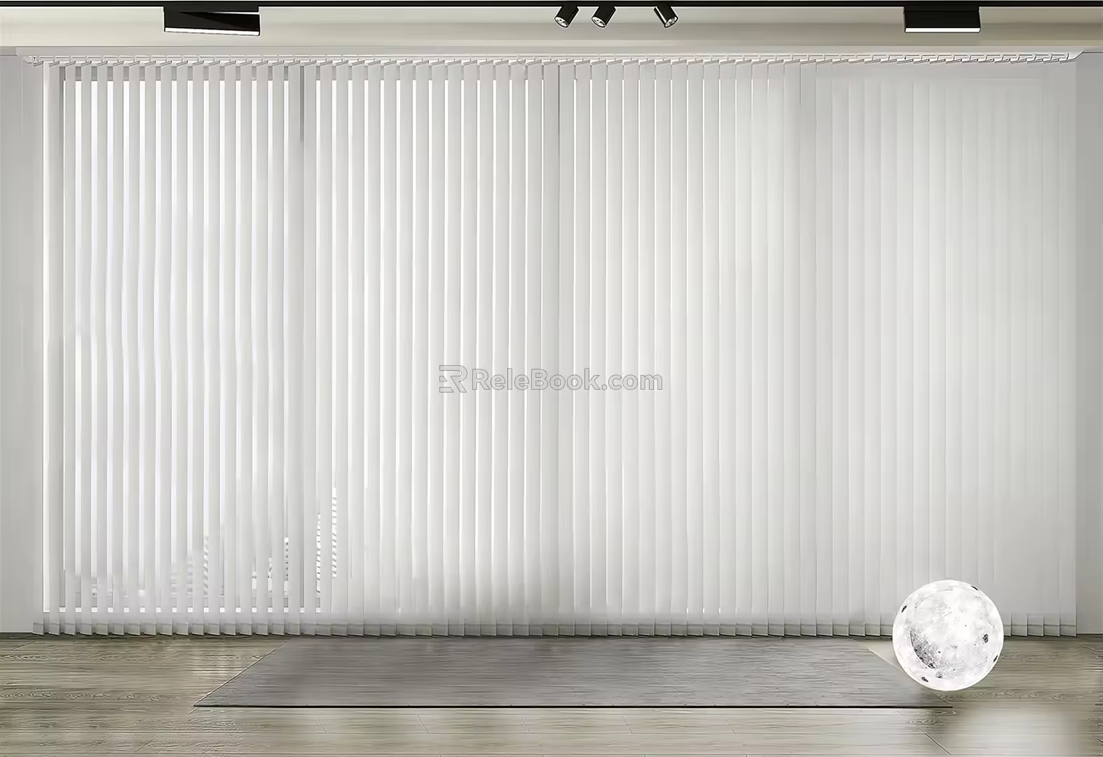 modern venetian blinds vertical strip blinds venetian blinds 3d model
