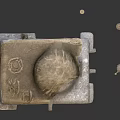 Traditional Adobe House Model With Tower Structure And Clay Pot