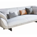 modern double sofa 3d model