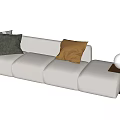 Modern Multiplayer Sofa 3d model