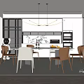Modern Restaurant 3d model