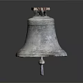 Intricate Bell Shaped Sculpture Carving With Detailed Metal Patterns And Top Decoration