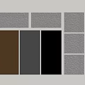 Various Textured Wall Panels In Different Colors