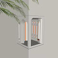 Modern Stylish Wall Lamp Design With Geometric Arch Details And Soft Warm Light