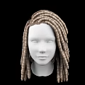 Game and Movie Character With Long Brown And Beige Braided Hair