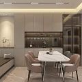 Modern Living Dining Room Interior With Grey Sofa Coffee Table TV Wall Natural Light