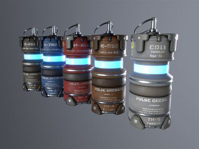 Industrial LOFT Grenade Sci-Fi Grenade model