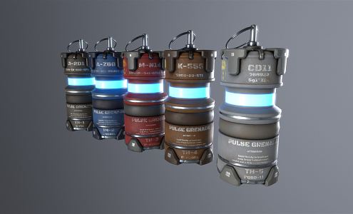 Industrial LOFT Grenade Sci-Fi Grenade 3d model