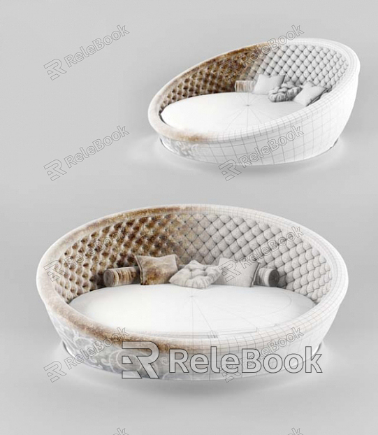 round bed model