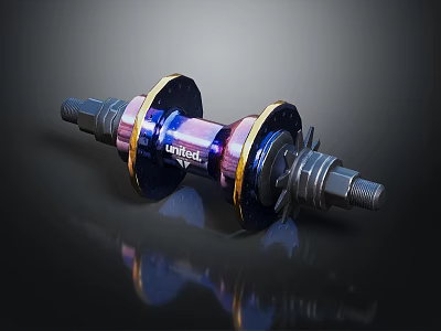 Unigold Industrial Hub Machinery Part With Metal Construction And Precision Engineering Design 3d model