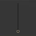 Hanging Wooden Gymnastic Rings With Black Straps On Dark Reflective Background