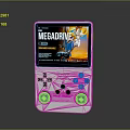 Portable MEGADRIVE Handheld Game Console With Colorful Game Display And Controller Buttons