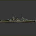3D Model Of Warship Showing Detailed Interior Structure 3d model