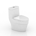 Modern toilet seat 3d model