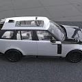 Modern Car Interior Cockpit with Steering Wheel Dashboard Center Console and Leather Seats