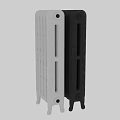Cast Iron Radiators Black And White Decorative Vintage Design For Home Heating