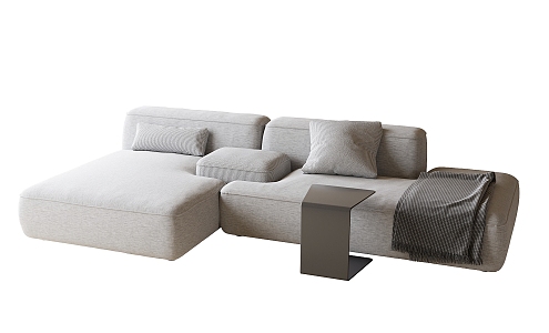 Modern Multiplayer Sofa Corner Sofa 3d model