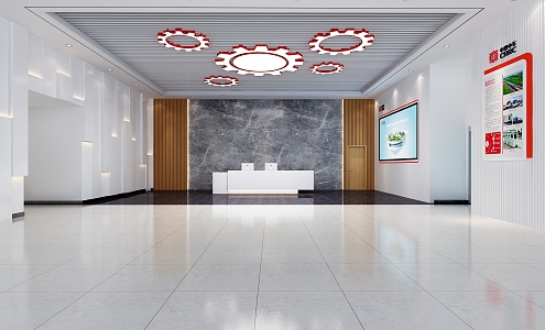 Enterprise Front Office Hall 3d model