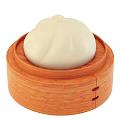 Breakfast Dim Sum buns 3d model
