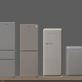 Various Modern Refrigerator Freezer Styles In Gray Beige White For Home