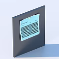 Light Blue To Do List Sticky Note On Black Board For Daily Organization