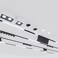 Unhosted lamps 3d model