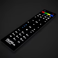 QUMOX Remote Control For Home Electronics With Colorful Buttons Function Keys And Numeric Keypad 3d model