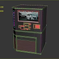 Modern Sci-Fi Equipment Corner Building Sci-Fi Building Sci-Fi Building Equipment 3d model