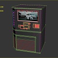 Modern Sci-Fi Equipment Corner Building Sci-Fi Building Sci-Fi Building Equipment 3d model