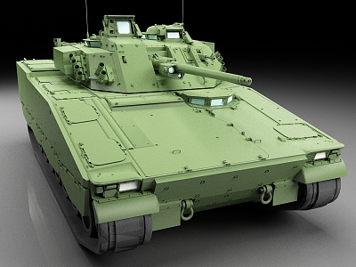 Finnish infantry fighting vehicle CV9030 infantry fighting vehicle armored vehicle tank 3d model