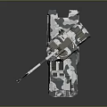 Modern Armored Camouflage Six Wheeled Military Vehicle With Cannon Turret