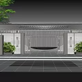Sunac Lakeside Garden Landscape Design With Modern Building Green Trees And Entrance Area