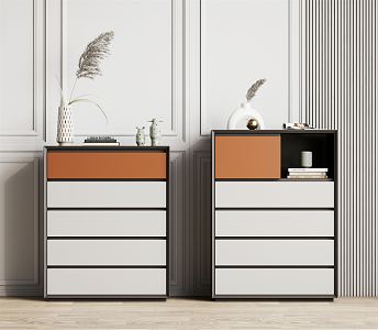 modern chest of drawers, chest of drawers, side cabinet 3d model