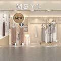 Shopping Mall Women's Minimalist Style Simple Style 3d model