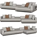 Modern Multiplayer Sofa 3d model