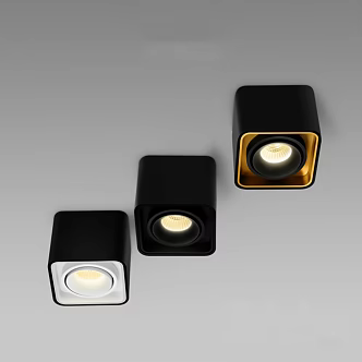 Modern ceiling lamp downlight cylinder lamp spotlight 3d model