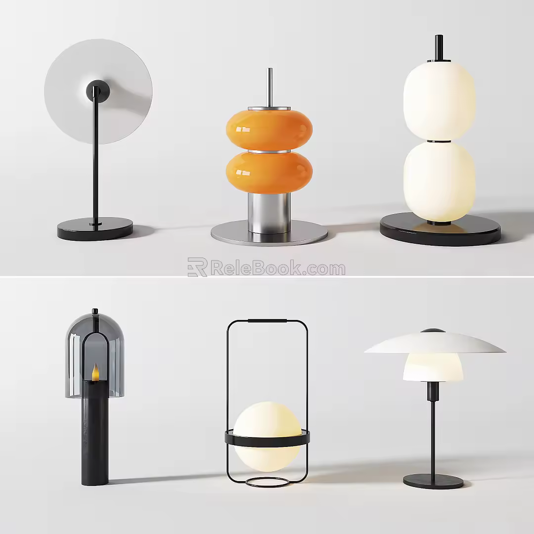 Modern Table Lamp Table Lamp Combination 3d model