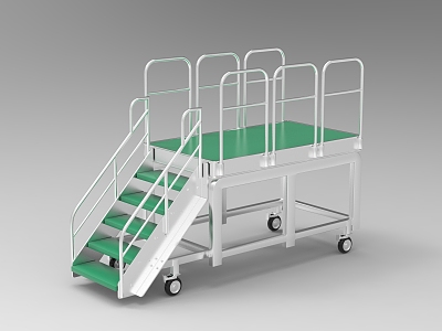 Hardware cart 3d model