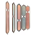 Unique Colorful Decorative Mirrors With Modern Frames For Home Wall Decor