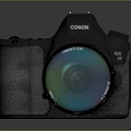 Canon EOS Digital Camera With Professional Lens For Photography Enthusiasts