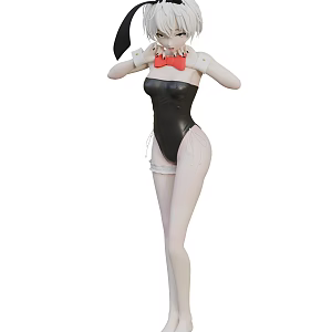 Beauty Bunny 3d model