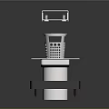 Stainless Steel Hardware Level Tool with Clear Vial and Measuring Scale