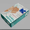 Flexible Adhesive Bandages Packaging Box With 20 Strips For Daily Wound Care Supplies