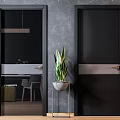 Stylish Hinged Doors with Modern Designs Various Colors and Interior Decor Elements